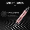 YANQINA Dual-Ended Eyeliner Stamp Pen - Waterproof Liquid Eyeliner with Star Heart Wing Seal 2 In 1 Eye Liner Pen Long Lasting Smudgeproof Eyeliner