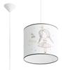 Round Children's Princess Pendant Lamp Ø30 Cm PRINCESS 1xE27 15W SL.1414 Sollux Lighting