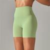 Auroth Sexy Elastic Yoga Shorts Women Biker Sports Shorts High Waist Fitness Workout Shorts