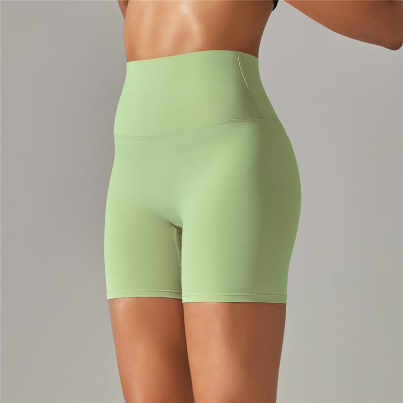 Auroth Sexy Elastic Yoga Shorts Women Biker Sports Shorts High Waist Fitness Workout Shorts