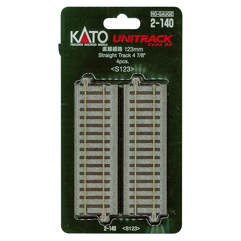 

KATO HO gauge straight track 123mm 4 pieces 2-140 model train supplies