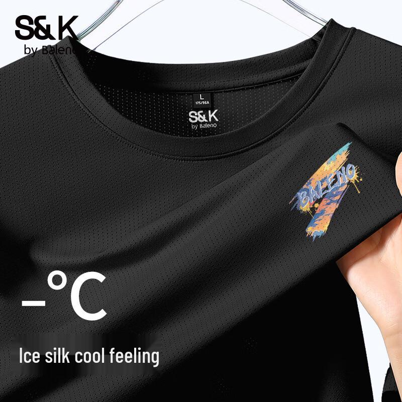 Baleno Men's S&K Ice Silk Quick-Dry T-Shirt