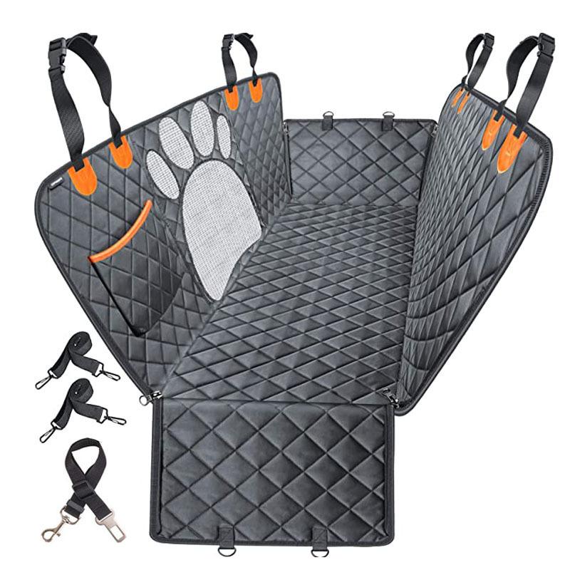 Dog Car Seat Cover Waterproof Pet Dog Carriers Travel Mat Hammock For Small Medium Large Dogs Car Rear Back Seat Safety Pad