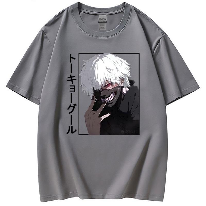 

Футболка унисекс с круглым вырезом и коротким рукавом Tokyo Ghoul M древесный уголь