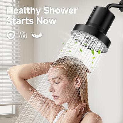 FILTERED SHOWERHEAD, High Pressure Shower Filter For Healthier Hair & Skin Reduce Hair Shedding, Protect Hair, Soothe Dry Skin