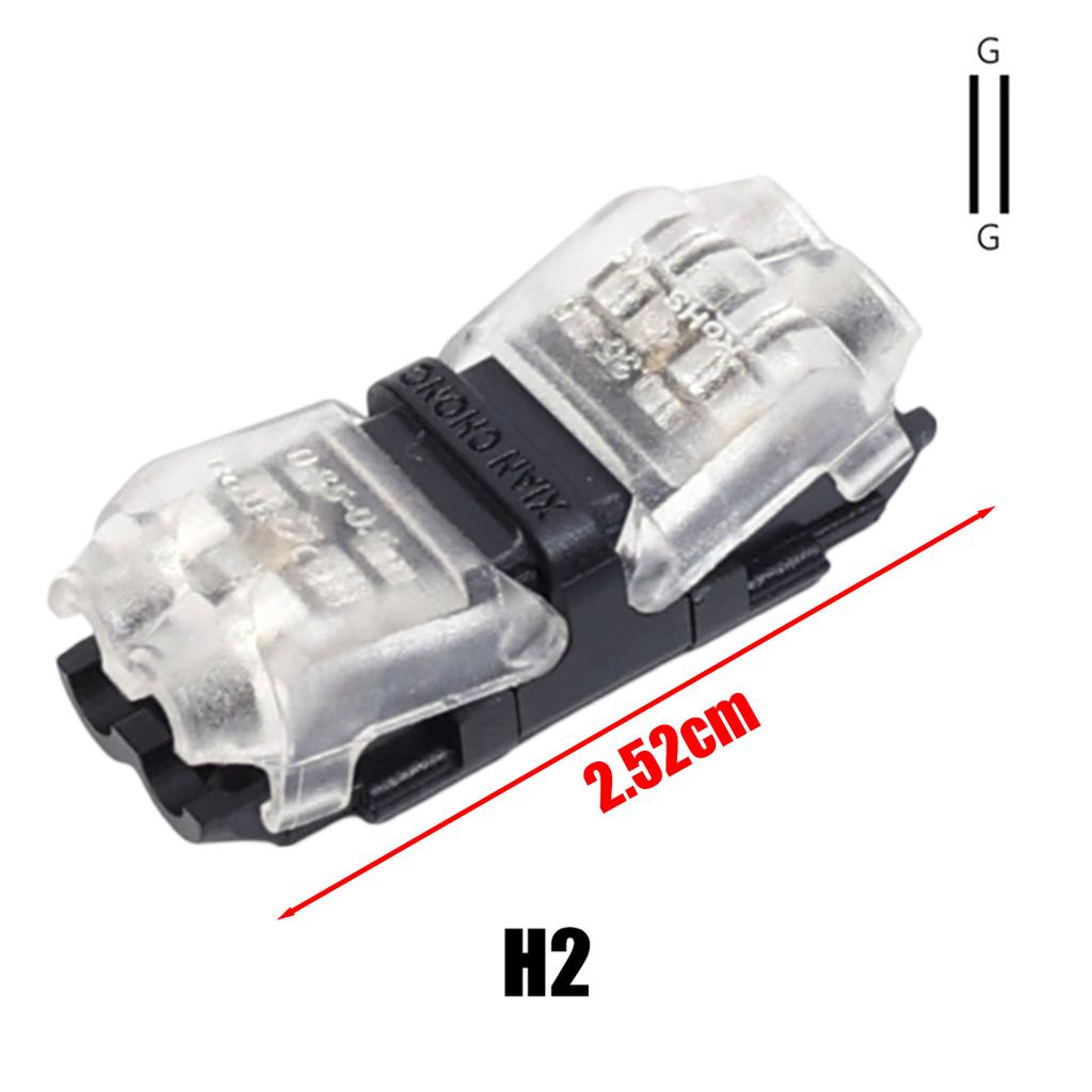 20/1PCS T Tap Wire Connectors Disconnect Terminals Low Voltage Wire Splitter Connector Push-in Lever Quick Wire Connectors