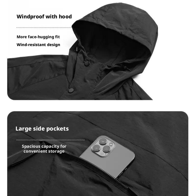 Men Casual Jacket Camping Coat Outdoor Travel Jacket Autumn Spring Cargo Coat Male Outwear Clothing