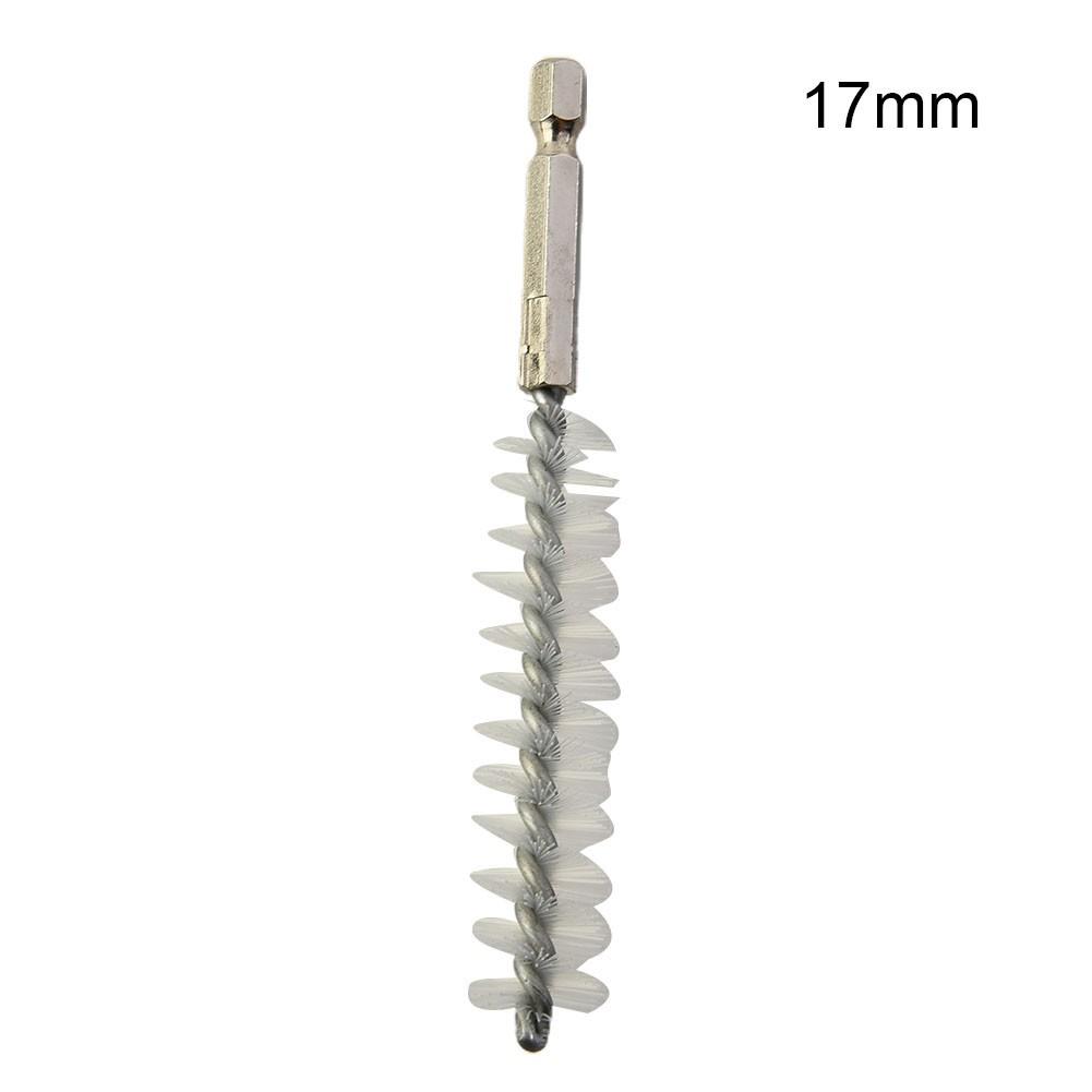 8-19mm Drill Brush Hex Bar Hex Bar Nylon Wire Washing Polishing Tool