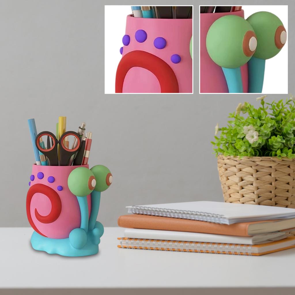 Creative Cute Pencil Holder Desk - Large Capacity Pen Storage Box for Students, Kids, Girls, Home School Supplies, Decorative