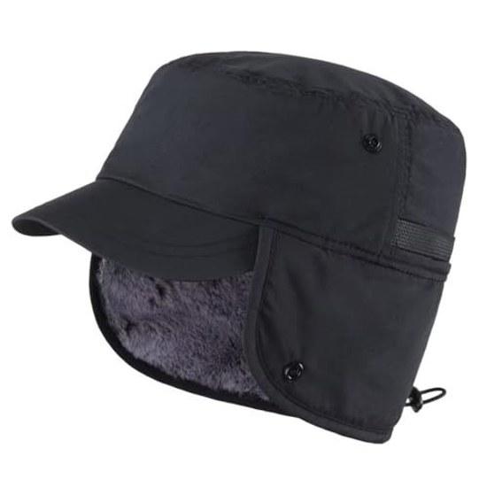 Connectyle Unisex Cap Ear Flaps Men Outdoor Winter Cold Weather Hat Warm Work