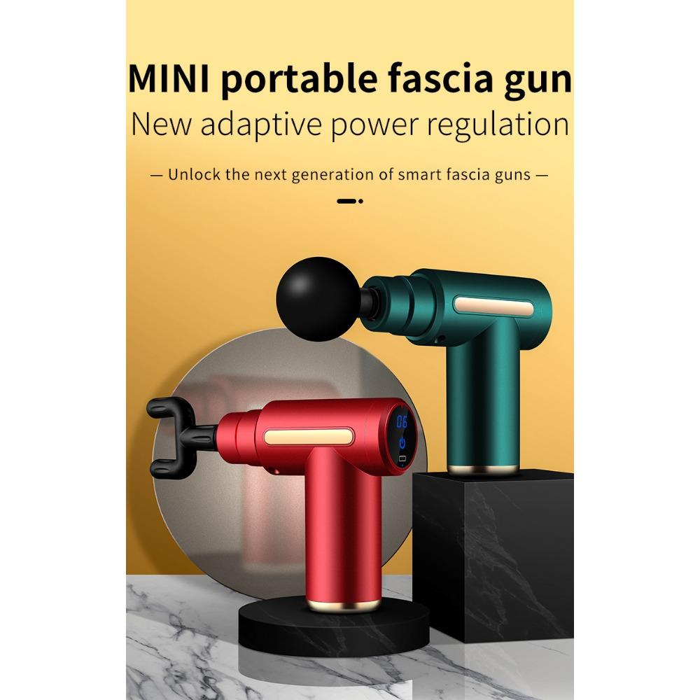 Mini Massager Fascia Gun Rechargeable Fascia + Direct Supply Muscle Fitness Neck Gun Electric Vibrator