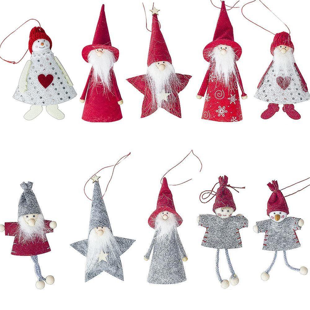 

Горячий домашний декор, тканевая кукла, Санта-Клаус, уличные подвесные рождественские украшения, тканевая кукла Санта-Клауса