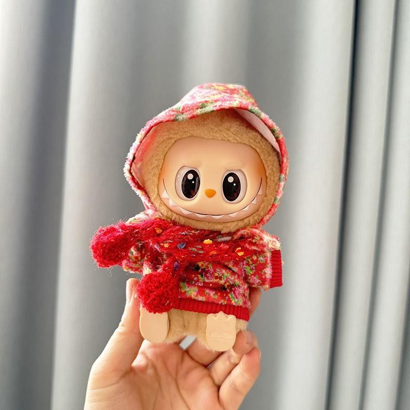 The First, Second and Third Generations of Christmas Baby Clothes Wear 17cm Pendants, and The Clothes Sit with Colored Beads Christmas Set.