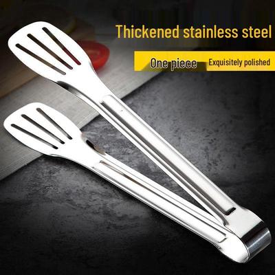 Edelstahl Anti-Verbrühungs-Lebensmittelzange - Vielseitiger Grill-, Brot- und Steakclip