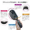 pula NuWay4Hair DoubleCPro Hair Scalp Brush [Japan's First/Professional Use/Volume Enhancer/Cuticle Care/Scalp Massage/SGS Certified] Black, 1 Brush