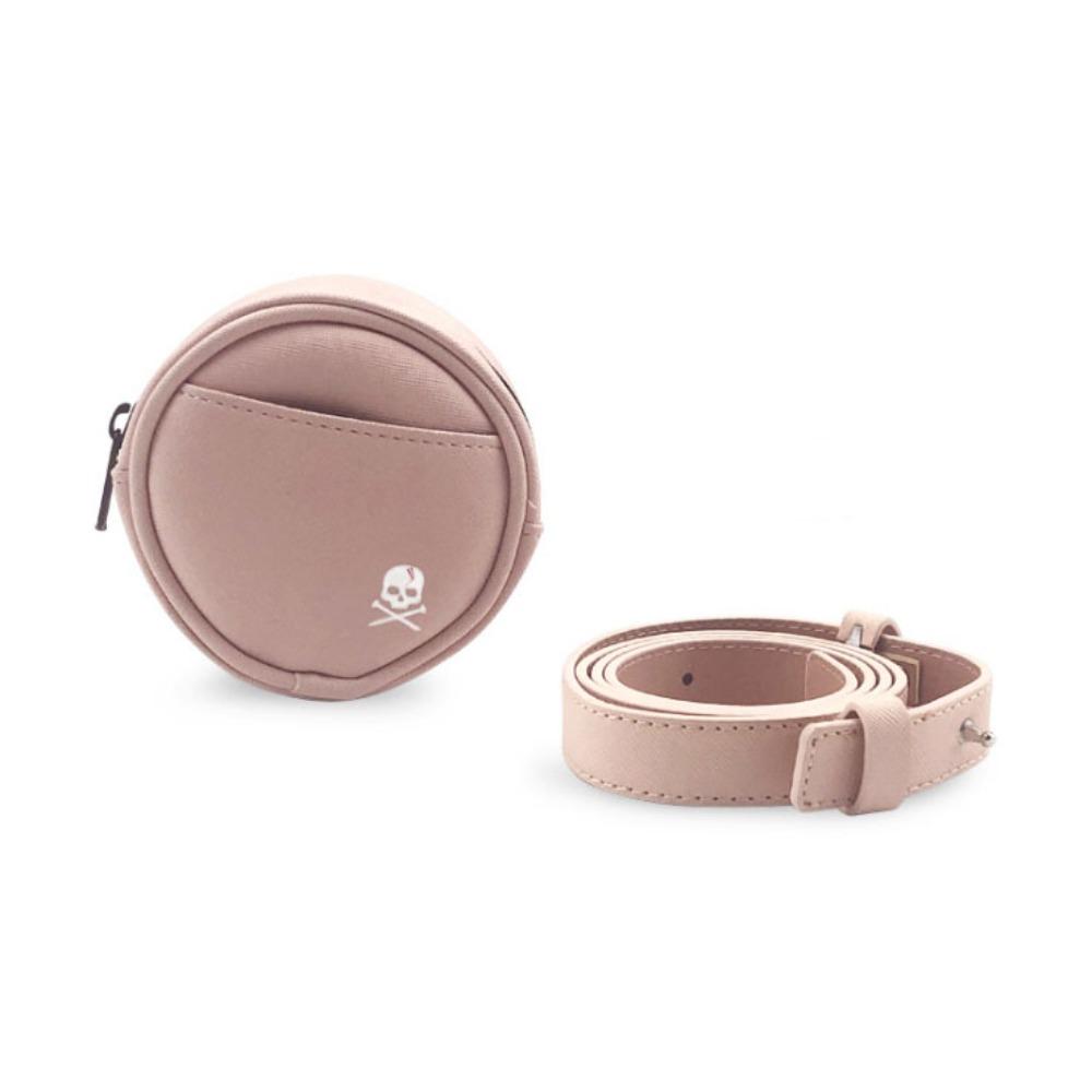 

4 Balls Capacity Golf Storage Case Tee Holder Golf Ball Storage Clip Golf Waist Bag Golfer Gift розовый