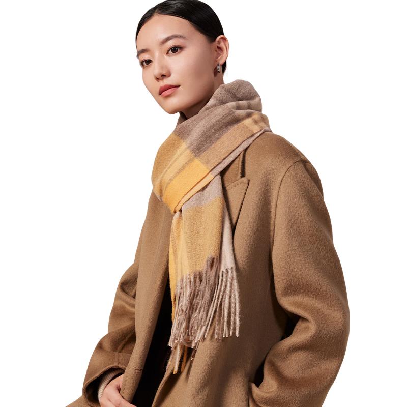 Shanghai Story Women's Warm 100% Wool Scarf