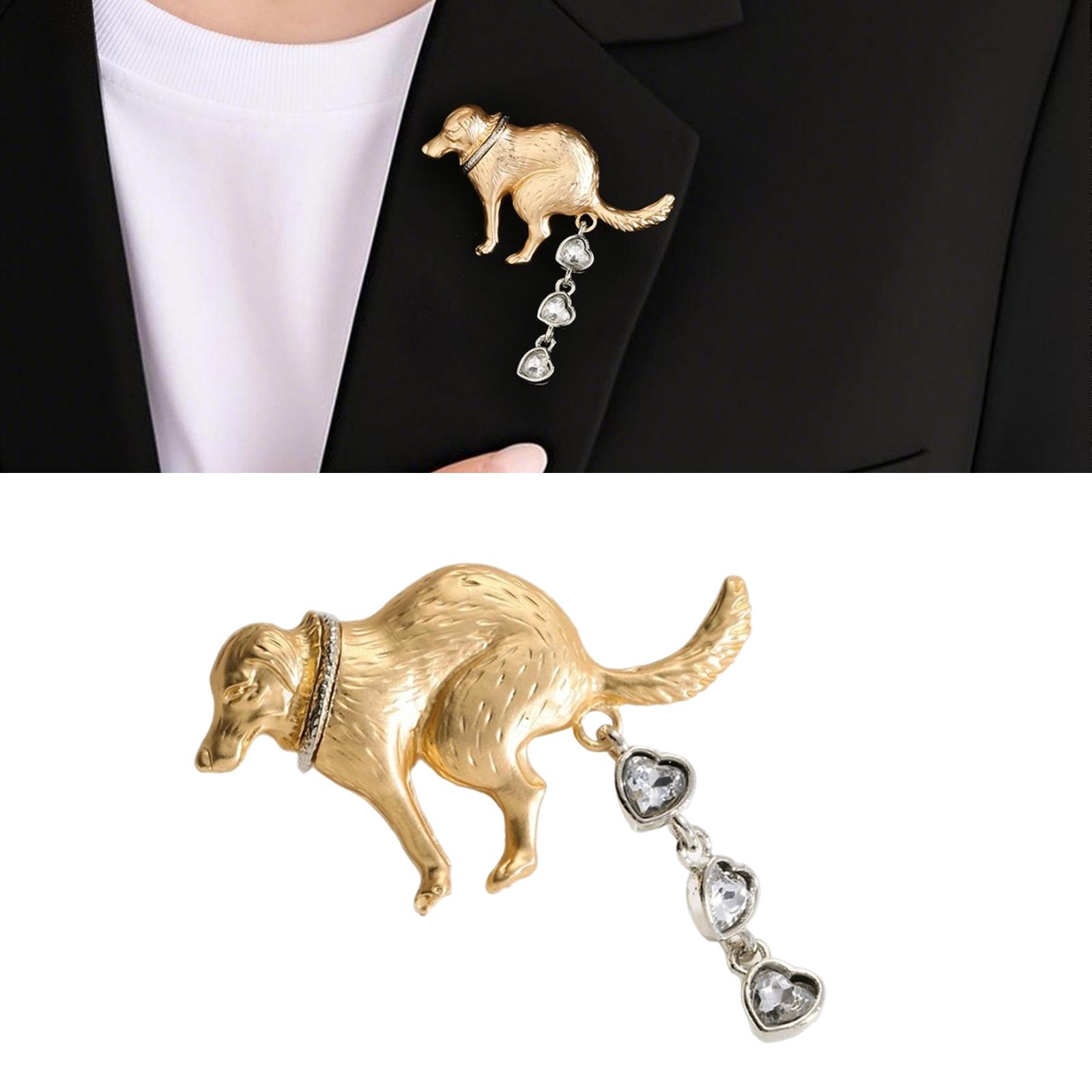 

Quirky Dog Poop Brooch Premium Alloy Material Badge Pin Jewelry Perfect for Young Trendsetters and Fashion Enthusiasts синій