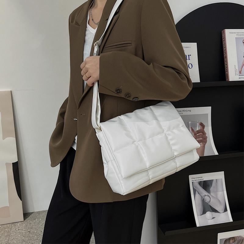 Vintage Space Shoulder Bags For Women Luxury Pu Leather Armpit Handbag Purse Female Fashion High Quality Bag