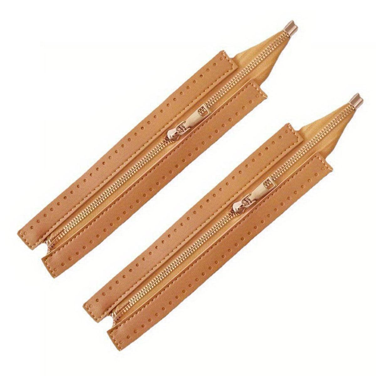 

2 шт. молния, молния для поделок из искусственной кожи своими руками, швейные аксессуары своими руками жёлтый