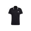 Polo Shirts Men's Black Polo Collar Moderate Straight Fit GL5340