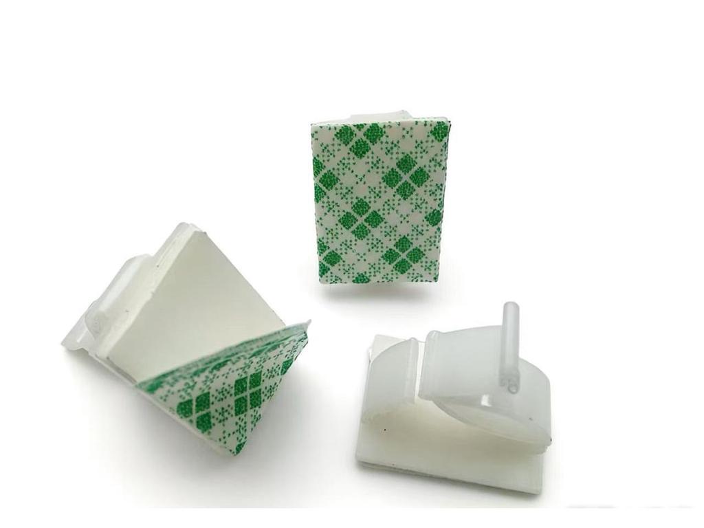 Self-Adhesive Cable Clips for Wall & Desktop - Multi-Specification Plastic Base for Cable Management
