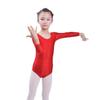 Children's Shiny Long Sleeve Gymnastics Leotard - Boys & Girls Performance Spandex One-Piece for Dance & Aerobics