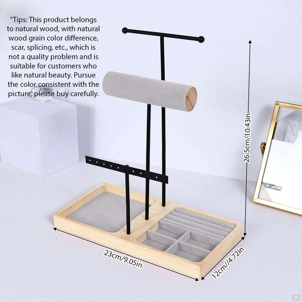 Zubehör-Displayständer für Schmuck mit Ablage Damen