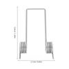 6pcs Stainless Steel Torsional Spring For Garbage Can Lid Repair Universal Replacement Outdoor Kitchen Trash Bin Maintenance