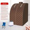 Household Portable Steam Sauna Kit Portable Folding Sweat Steamer Whole Body Steam Cycle Sauna Bath Box