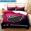 3pcs Athletico Paranaense Printed Bedding Set Duvet Cover Closure Includes 1 Duvet Cover & 2 Pillowcases Bedding Sets Home Decor Gifts