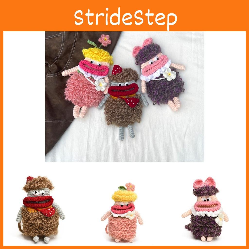 Playful Cartoon Handwoven Shoulder Bag For Toddlers With Breathable Yarn Material