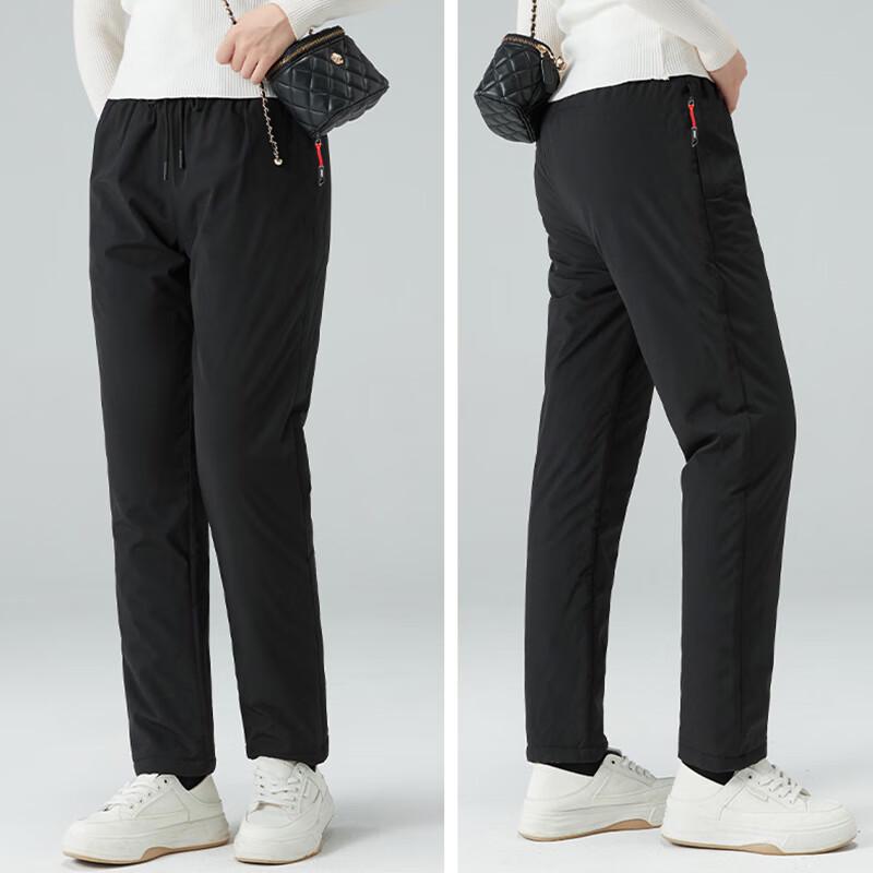 Lonsa Unisex Winter Fleece-Lined Thermal Windproof Waterproof Pants