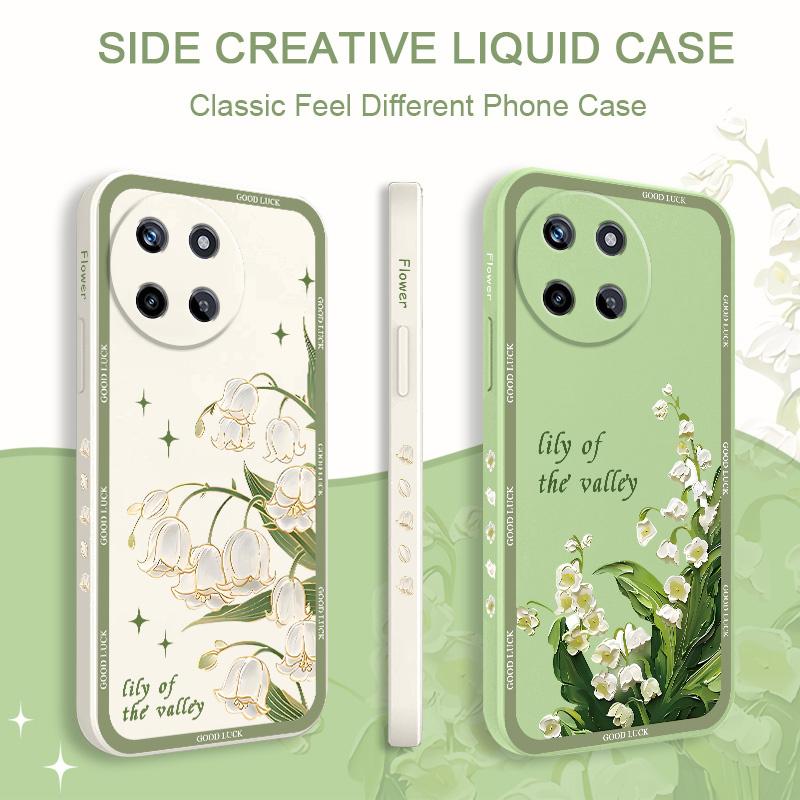 May Bells Phone Case For OPPO Realme 12 11 10 9 9i 8 8i 7 Pro Plus C35 C21Y C25Y C25 4G 5G Liquid Silicone Cover