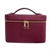 Custodia Trucco Rigida Borsa Cosmetica Rigida con Manico Zip Completa per