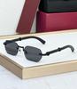 Kajia Wooden Frameless Polygonal Fashion Sunglasses Anti-UV CT0362S