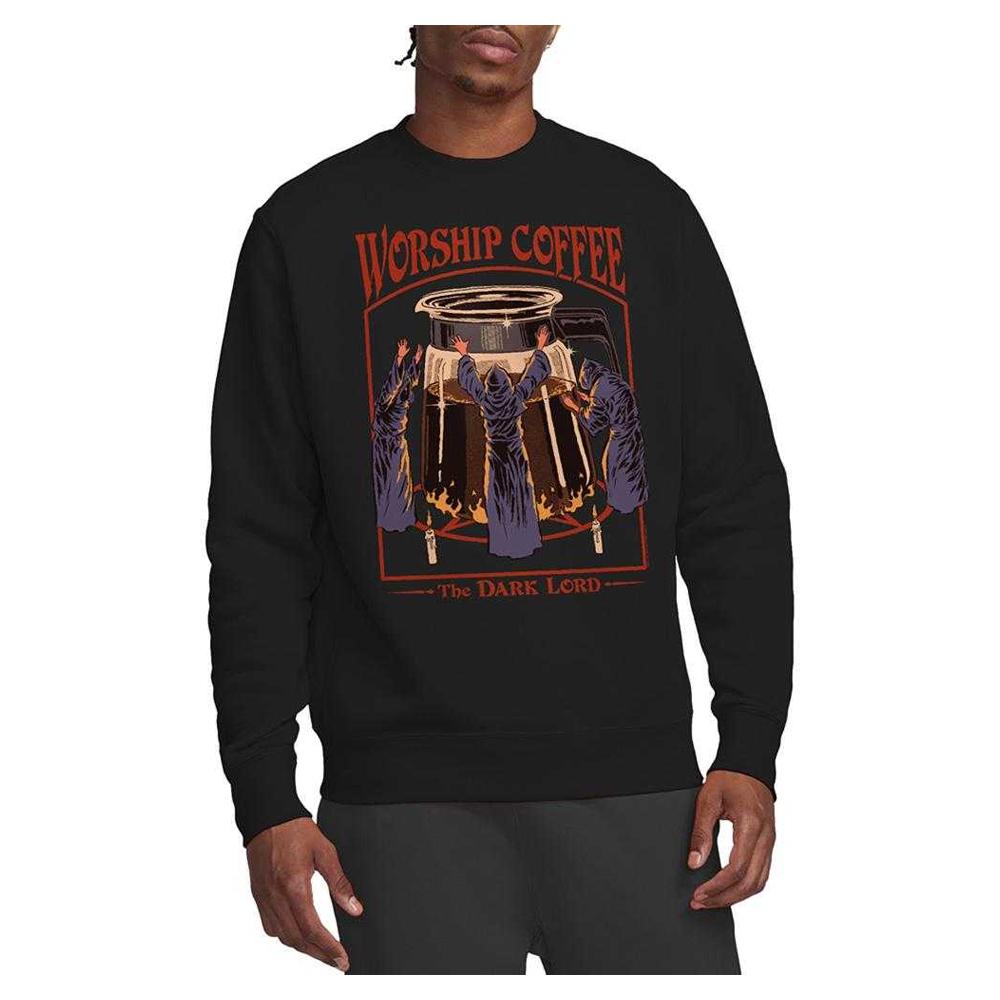 Steven Rhodes Unisex Adult Worship Coffee Sweatshirt