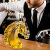 Horse Head Whiskey Decanter High Borosilicate Glass Liquor Bottle Unique Artistic Gift for Whiskey Lovers