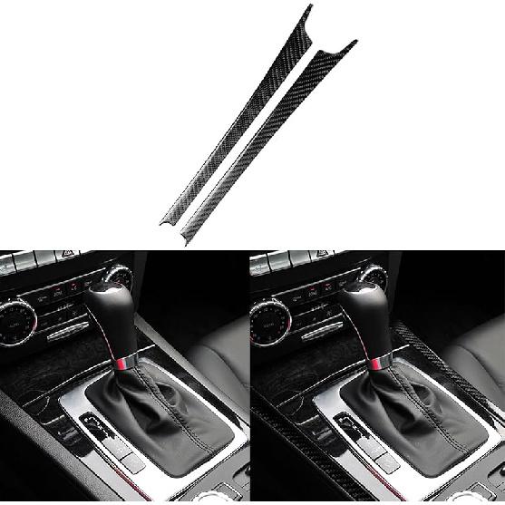 NVCNX Carbon Fiber Compatible with Mercedes-Benz C-Class W204 C250 C300 C350 C63 AMG 2008 2009 2010 2011 2012 2013 2014 Sedan Accessories Door Panel