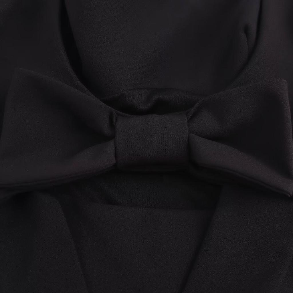 Spring 2025 Sweet Slim Fit Women's Camisole with Bow Back Decoration