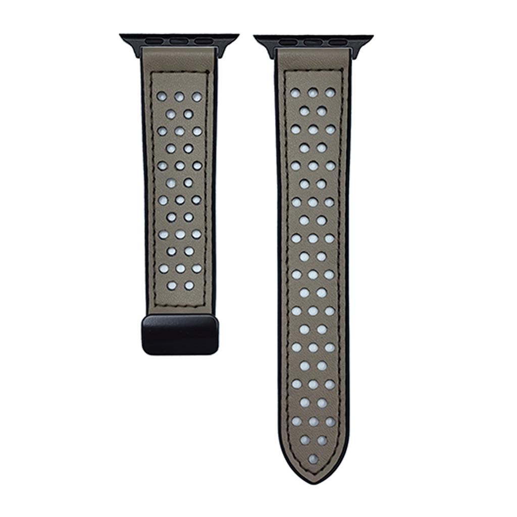 Watch Band For Apple Watch Ultra 3 2 1 49mm/Series 11 10 46mm/9 8 7 45mm/SE3 SE2 SE 6 5 4 44mm/3 2 1 42mm Magnetic Buckle Perforated Silicone Strap