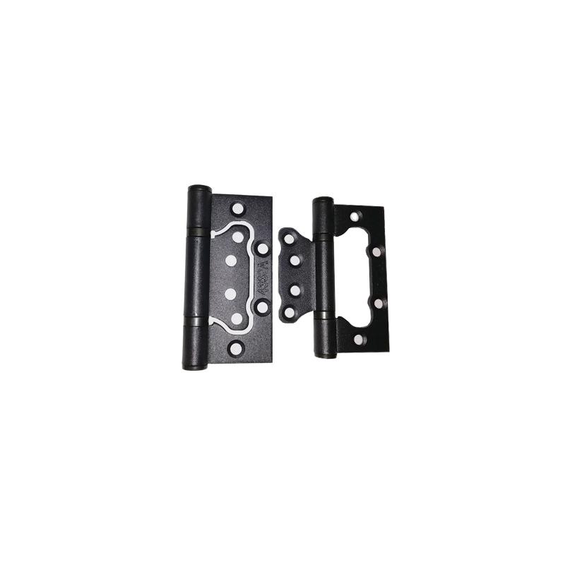 Modern American Hole Flat Hinges Stainless Steel Wooden Door Hinges Inner Double Bearings Brass Bathroom Use