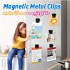 Magnetic Clips 10 Pieces Strong Scratch-Free Paper Fasteners Locker Magnets For Whiteboard Office Kitchen Party School Locker