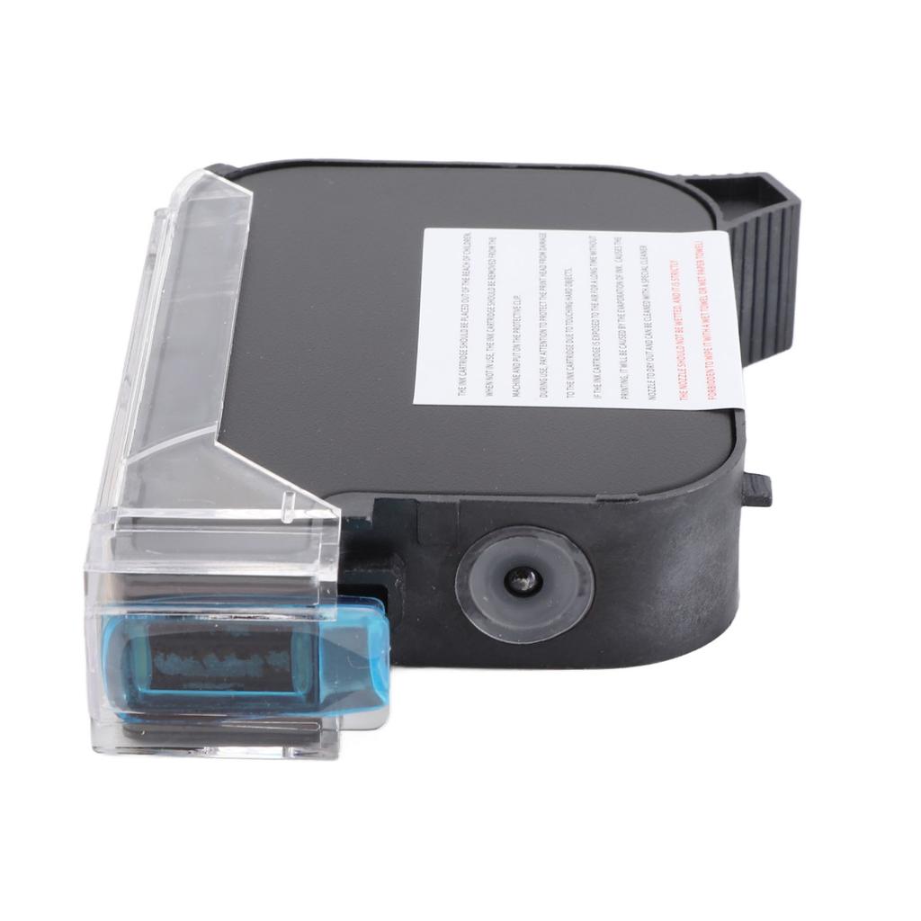 42ML Handheld Printer Ink Cartridge Rapid Drying Inkjet Printer Cartridge Replacement 12.7mm Black