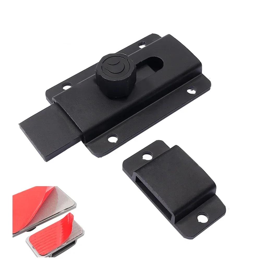 Door Latch Sliding Lock Security Bolt Aluminum Alloy Warehouse Household Bedroom Room Lock Bolt Anti-theft Latch Buckle