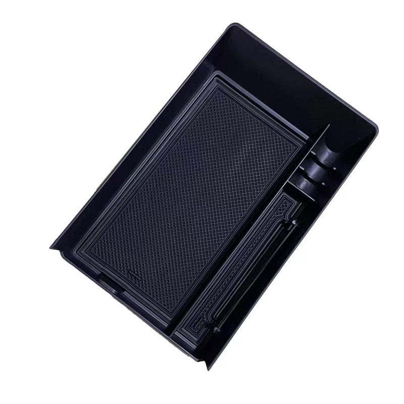 Car Central Storage Box For Hyundai IONIQ 5  2022 Non-slip Rubber Armrest Storage Box Auto Interior Tidying