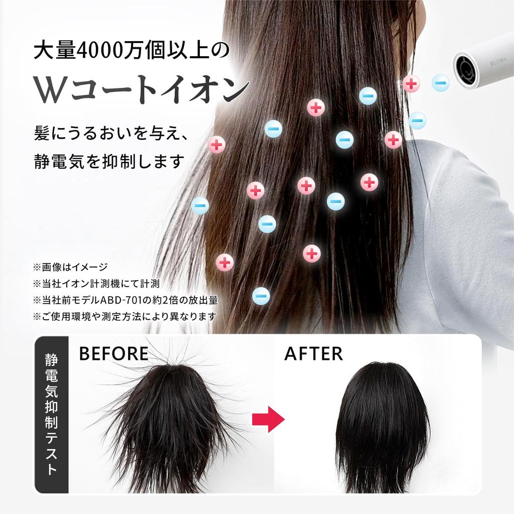 Onedam BLOW+ Hair Dryer, International Compatible, High Airflow, Fast Drying, Plasma Care, Storage Bag Included, White