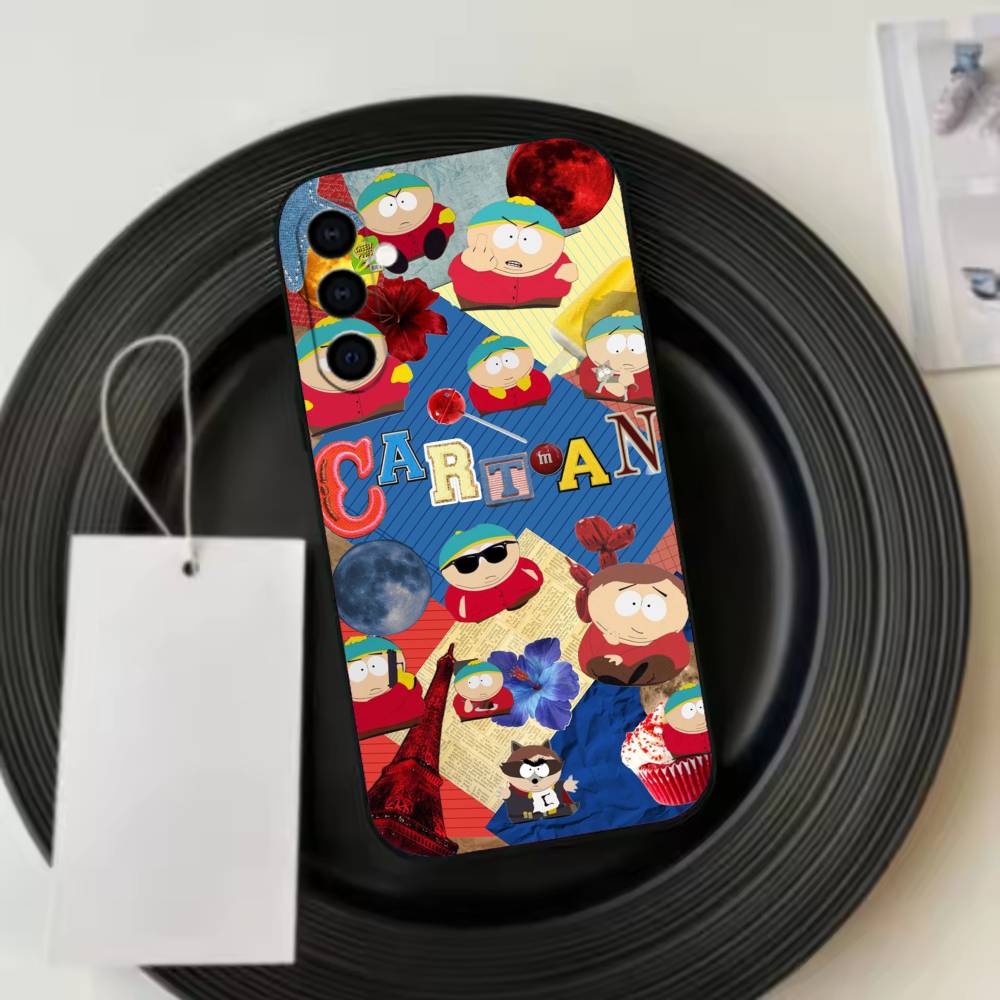 Funny South Park C-Cartoon Phone Case For Samsung Galaxy A73,A72,A71,A70,A53,A52,A51,Others Soft Black Cover