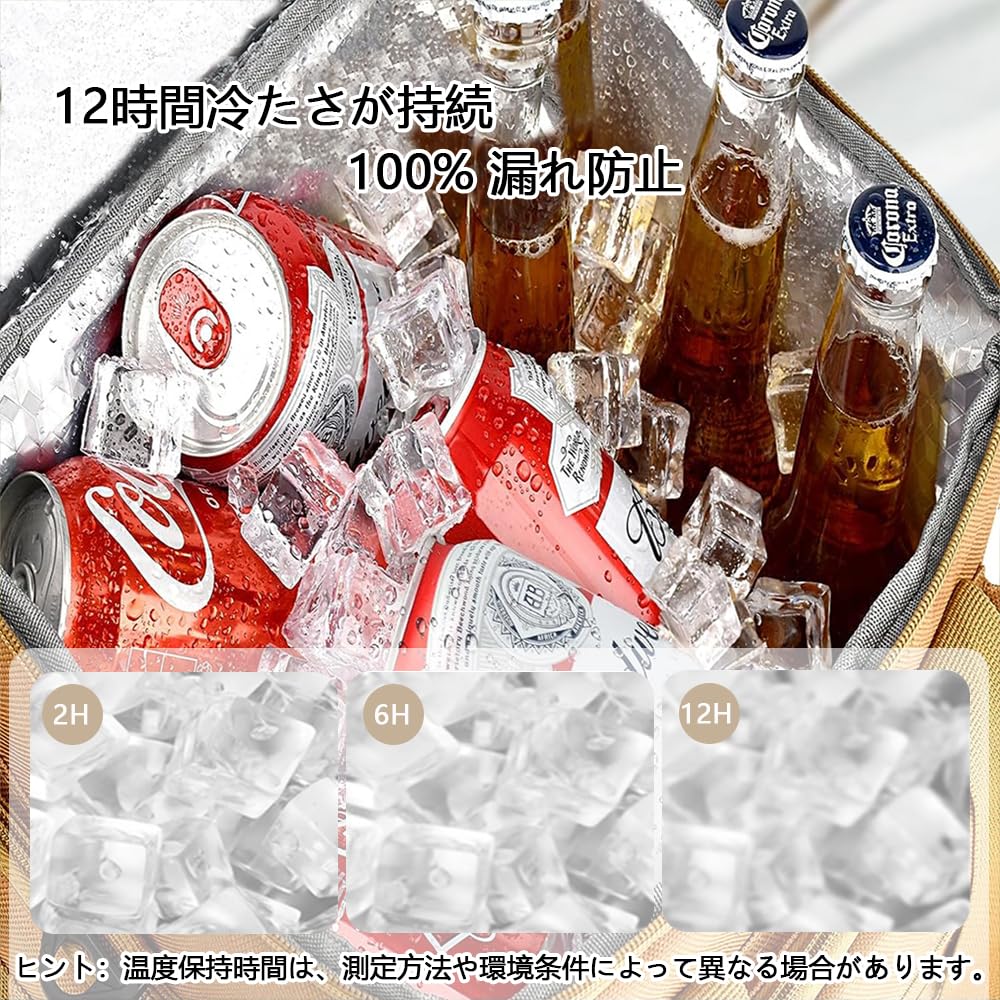 EIING Insulated Lunch Bag with Two Liters Compact and Lightweight Soft Cooler with Adjustable Shoulder Strap and MOLLE and Easy Perfect for Outdoor