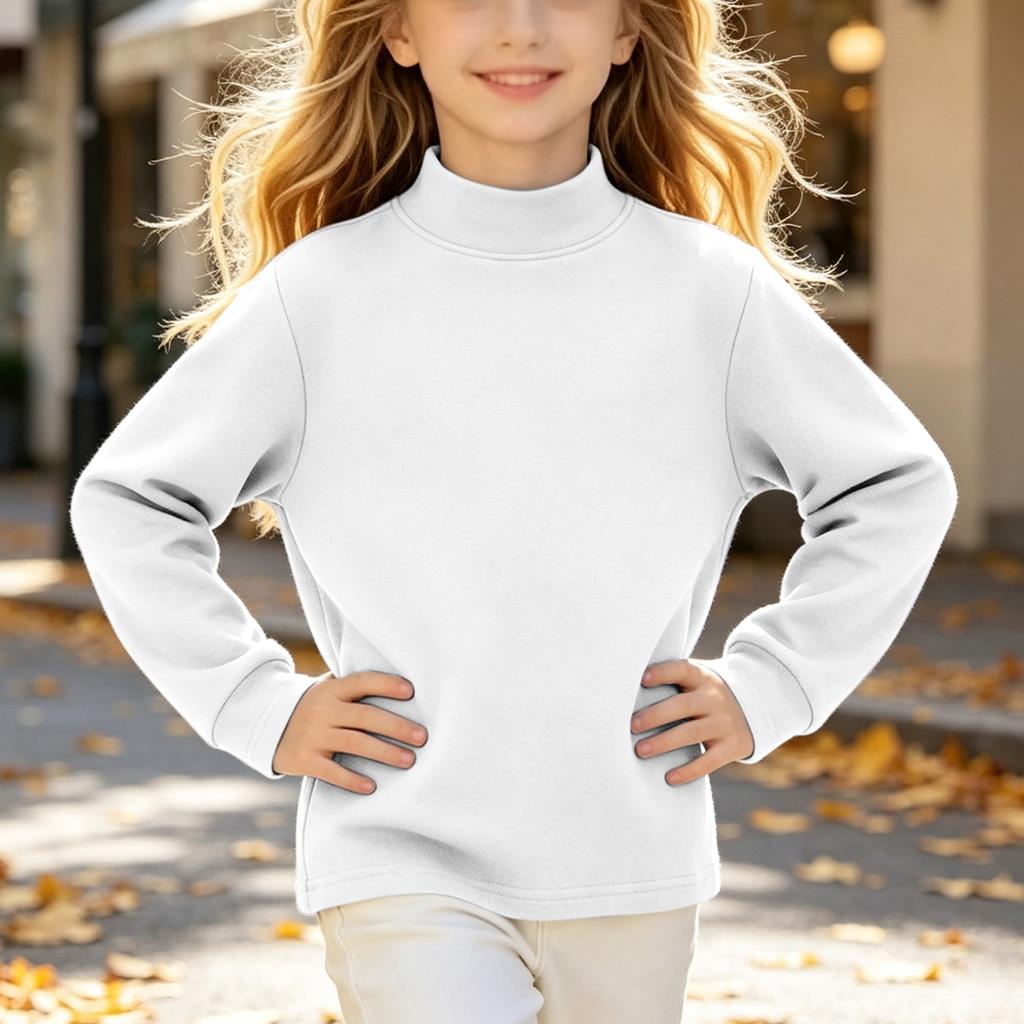 Kids' Long Sleeve Hoodie - Color Casual Pullover Sweatshirt for Boys and Girls